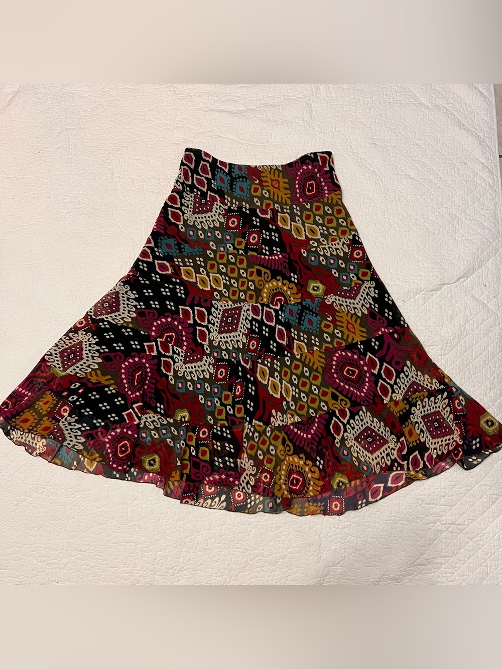 Boho Maxi Lined Chiffon Skirt
Maximalist Geometric Dopamine Bright Whimsigoth 10